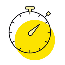 Stopwatch icon: 5-minute results