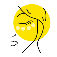 Profile icon: invisible finish